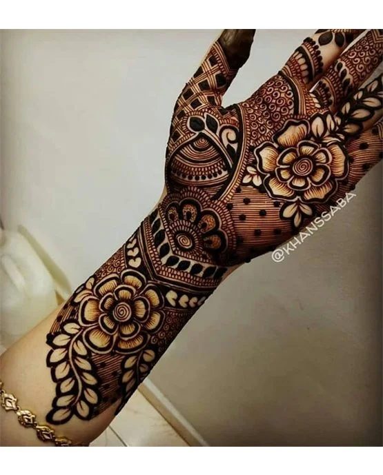 Bloom Inspired Chic Simple Full Hand Mehndi Design Bloom Inspired Chic Simple Full Hand Mehndi Design